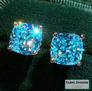 Classical Cubic Zirconia Stud Earrings For Women for Everyday Use and Gift 🎁